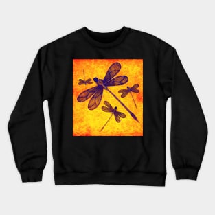 Radioactive dragonflies Crewneck Sweatshirt